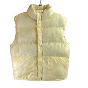 Maxam Mountain Outerwear Sleeveless  Zip Up Puffer Vest  Zip Pockets Yellow | XL